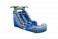 15 ft Blue Crush Water Slide